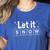 Let It Snow Christmas Pajamas Chemistry Teacher Women's Heather T-Shirt Heather True Royal Let It Snow Christmas Pajamas Chemistry Teacher Women's Heather T-Shirt Heather True Royal