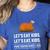 Let's Eat Kids Grammar For Thanksgiving Teacher Women's Heather T-Shirt Heather True Royal Let's Eat Kids Grammar For Thanksgiving Teacher Women's Heather T-Shirt Heather True Royal