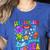 Let's Explore Under The Sea Back To School Student Teacher Women's Heather T-Shirt Heather True Royal