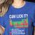 Can I Lick It Periodic Table Science Teacher Boy And Girls Women's Heather T-Shirt Heather True Royal