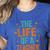 The Life Of A Teacher Women's Heather T-Shirt Heather True Royal