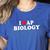 I Love AP Biology I Heart AP Biology Teachers Students For Men Women Kids Women's Heather T-Shirt Heather True Royal