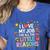 I Love My Job For All The Little Reasons Teacher Women's Heather T-Shirt Heather True Royal I Love My Job For All The Little Reasons Teacher Women's Heather T-Shirt Heather True Royal