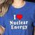 I Love Nuclear Energy School Teacher Women's Heather T-Shirt Heather True Royal I Love Nuclear Energy School Teacher Women's Heather T-Shirt Heather True Royal