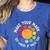 Make Your Mark For a International Dot Day Teacher Dot Lover Women's Heather T-Shirt Heather True Royal