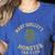 Mary Shelley's Monster Fan Club Gothic Horror Parody Women's Heather T-Shirt Heather True Royal
