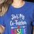 Matching Co-Teacher Best Friend She's My Bestie Work Team Women's Heather T-Shirt Heather True Royal Matching Co-Teacher Best Friend She's My Bestie Work Team Women's Heather T-Shirt Heather True Royal