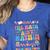 The Math Ain't Mathin Show Your Work Math Teacher Crew Women's Heather T-Shirt Heather True Royal The Math Ain't Mathin Show Your Work Math Teacher Crew Women's Heather T-Shirt Heather True Royal