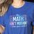The Math Ain't Mathin Math Teacher Women's Heather T-Shirt Heather True Royal The Math Ain't Mathin Math Teacher Women's Heather T-Shirt Heather True Royal