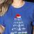 Math Equation Merry X-Mas Math Teacher Christmas Humor Men Women Kids Women's Heather T-Shirt Heather True Royal