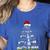 Math Equation Merry Xmas Season Teacher Christmas Tree Women's Heather T-Shirt Heather True Royal
