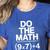 Do The Math Equation Thanksgiving Teacher 67 Six Seven 6 7 Women's Heather T-Shirt Heather True Royal