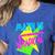 Math Is Radical Retro 80s Vintage Algebra Teacher Women's Heather T-Shirt Heather True Royal Math Is Radical Retro 80s Vintage Algebra Teacher Women's Heather T-Shirt Heather True Royal