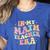In My Math Teacher Era Retro Back To School Groovy Teacher Men Women Women's Heather T-Shirt Heather True Royal