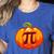 Math Teacher Halloween Costume Pumpkin Pi Pun Pie Men Women's Heather T-Shirt Heather True Royal Math Teacher Halloween Costume Pumpkin Pi Pun Pie Men Women's Heather T-Shirt Heather True Royal