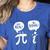 Math Teacher Math Student Be Real Get Rational Women's Heather T-Shirt Heather True Royal