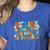 Math Teacher Be Like Subtraction And Make a Difference Women's Heather T-Shirt Heather True Royal