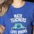 Math Teachers Love Brains Halloween Zombie Men Women T-Shirt Women's Heather T-Shirt Heather True Royal Math Teachers Love Brains Halloween Zombie Men Women T-Shirt Women's Heather T-Shirt Heather True Royal