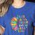 Math Is Tough But So Are You Back To School Math Teacher Kid Women's Heather T-Shirt Heather True Royal Math Is Tough But So Are You Back To School Math Teacher Kid Women's Heather T-Shirt Heather True Royal