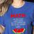 Math Watermelon Calculation Joke Teacher Student Women's Heather T-Shirt Heather True Royal Math Watermelon Calculation Joke Teacher Student Women's Heather T-Shirt Heather True Royal