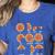 Maths Day Costume Idea Kids Teachers Pizza Slice Fraction Women's Heather T-Shirt Heather True Royal