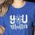 You Matter Science Teacher Chemistry Biology Kindness Kind Women's Heather T-Shirt Heather True Royal You Matter Science Teacher Chemistry Biology Kindness Kind Women's Heather T-Shirt Heather True Royal