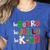 Be Merry Be Jolly Be Kind Merry Christmas Teacher Xmas Pjs Women's Heather T-Shirt Heather True Royal Be Merry Be Jolly Be Kind Merry Christmas Teacher Xmas Pjs Women's Heather T-Shirt Heather True Royal
