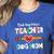 Mothers Day For Teacher Dog Lover Dog Mom Teacher Women's Heather T-Shirt Heather True Royal