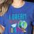 Multilingual Teacher In Dos Idiomas Linguist Language Women's Heather T-Shirt Heather True Royal