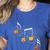 Music Note Pumpkin Fall Music Teacher Halloween Costume Women's Heather T-Shirt Heather True Royal Music Note Pumpkin Fall Music Teacher Halloween Costume Women's Heather T-Shirt Heather True Royal