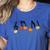 Music Notes Pumpkin Music Teacher Musician Fall Halloween Men Women Kids Women's Heather T-Shirt Heather True Royal