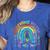 Musical Teacher Teaching Music Is My Jam Rainbow Tie Dye Women's Heather T-Shirt Heather True Royal