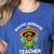 Nacho Average Teacher Sarcastic Women Teaching Women's Heather T-Shirt Heather True Royal