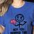 Nerdy Hey You Dropped This Brain Math Teacher Women's Heather T-Shirt Heather True Royal Nerdy Hey You Dropped This Brain Math Teacher Women's Heather T-Shirt Heather True Royal
