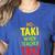 No Taki When Teacher Taki Education Classroom Teacher Women's Heather T-Shirt Heather True Royal