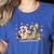 Occupational Therapy Fall Autumn Pumpkin Flower OTA Teacher Women's Heather T-Shirt Heather True Royal