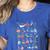 Ocean Animals Alphabet Cute Sea Life ABC Marine Kids Teacher Women's Heather T-Shirt Heather True Royal Ocean Animals Alphabet Cute Sea Life ABC Marine Kids Teacher Women's Heather T-Shirt Heather True Royal