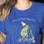 Off To Teach English Scooter Frog ESL Teacher Literature Women's Heather T-Shirt Heather True Royal Off To Teach English Scooter Frog ESL Teacher Literature Women's Heather T-Shirt Heather True Royal