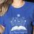 One-More Chapter Wildflower Reading Teacher Library Bookish Women's Heather T-Shirt Heather True Royal