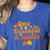 One Thankful PE Teacher Thanksgiving Fall Autumn Groovy Women's Heather T-Shirt Heather True Royal One Thankful PE Teacher Thanksgiving Fall Autumn Groovy Women's Heather T-Shirt Heather True Royal