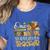 One Thankful Substitute Teacher Turkey Leopard Thanksgiving For Men Women Women's Heather T-Shirt Heather True Royal
