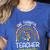 One Thankful Teacher Hispanic Heritage Month Countries Flags Women's Heather T-Shirt Heather True Royal