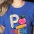 P Is For Pre K Teacher Student Pencil Apple Back To School Women's Heather T-Shirt Heather True Royal P Is For Pre K Teacher Student Pencil Apple Back To School Women's Heather T-Shirt Heather True Royal