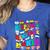 Hispanic Heritage Month 2025 Latino Puerto Rico Teacher Kids Women's Heather T-Shirt Heather True Royal
