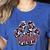 Panthers Paw Print Leopard Maroon Panther Pride Teacher Women's Heather T-Shirt Heather True Royal Panthers Paw Print Leopard Maroon Panther Pride Teacher Women's Heather T-Shirt Heather True Royal