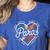 Para Heart Paraprofessional Teacher Paraeducator Women's Heather T-Shirt Heather True Royal Para Heart Paraprofessional Teacher Paraeducator Women's Heather T-Shirt Heather True Royal
