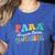 Para Paraprofessional Dream Crew Team Back To School Teacher Women's Heather T-Shirt Heather True Royal Para Paraprofessional Dream Crew Team Back To School Teacher Women's Heather T-Shirt Heather True Royal