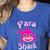 Para Shark Paraprofessional Female Teacher Women's Heather T-Shirt Heather True Royal
