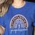 Paraprofessional Rainbow Para Teacher Parapro Women's Heather T-Shirt Heather True Royal Paraprofessional Rainbow Para Teacher Parapro Women's Heather T-Shirt Heather True Royal