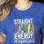 Paraprofessional Straight Outta Energy Teacher Life For Men Women Women's Heather T-Shirt Heather True Royal